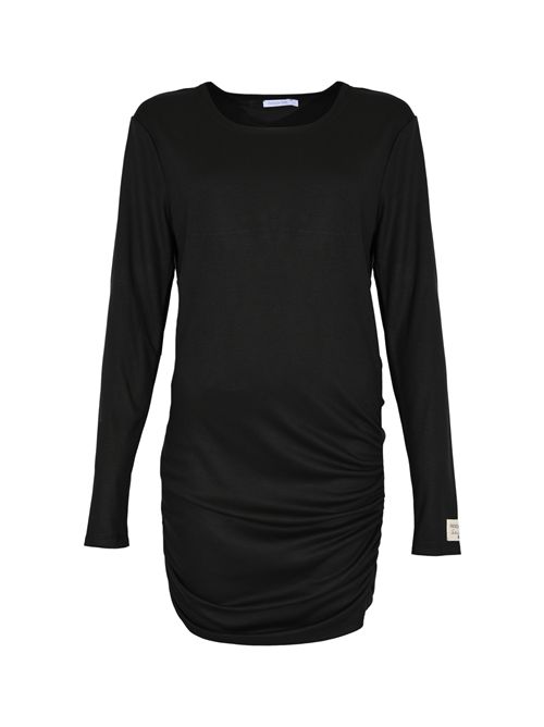 Abito The Mini Jersey Dress in misto viscosa Nero Patrizia Pepe | 8A1585 J241K103